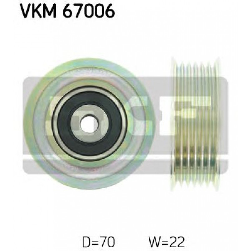 VKM 67006 SKF Ролик модуля натягувача ременя